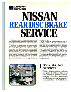 NissanBrakeService