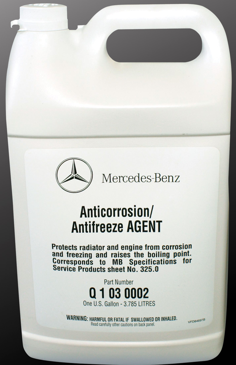 Mercedes Benz Blue Coolant Original MB 325.0 Anti Corrosion / Anti Freeze  Agent