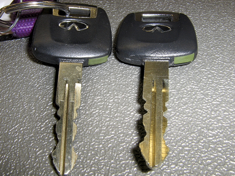 Examples of mechanical keys.