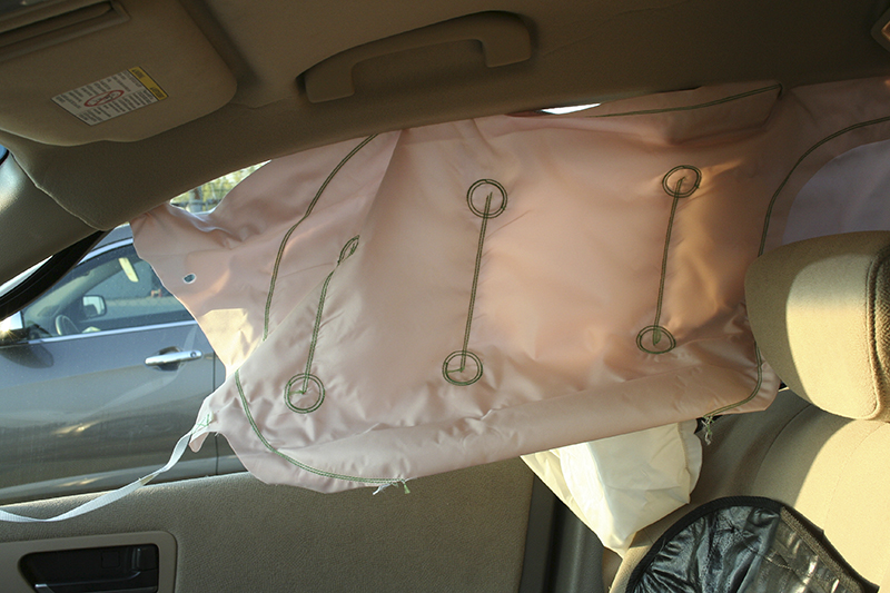 The use of salvaged or used air bags when repairing a Nissan vehicle may compromise the safety of the occupants.