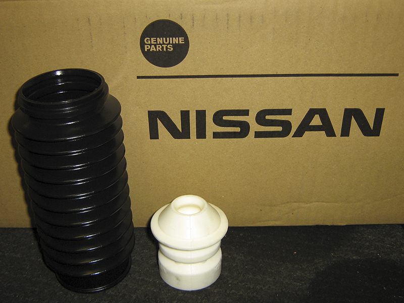 Avoid having to use zip-ties and other poor methods to secure a replacement boot by getting a Genuine Nissan boot and bump stop.