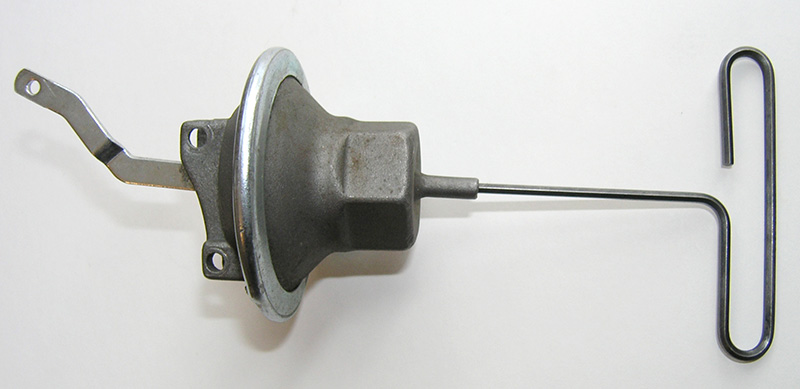This Ford vacuum advance has an adjustable stop that is adjusted with an Allen wrench.