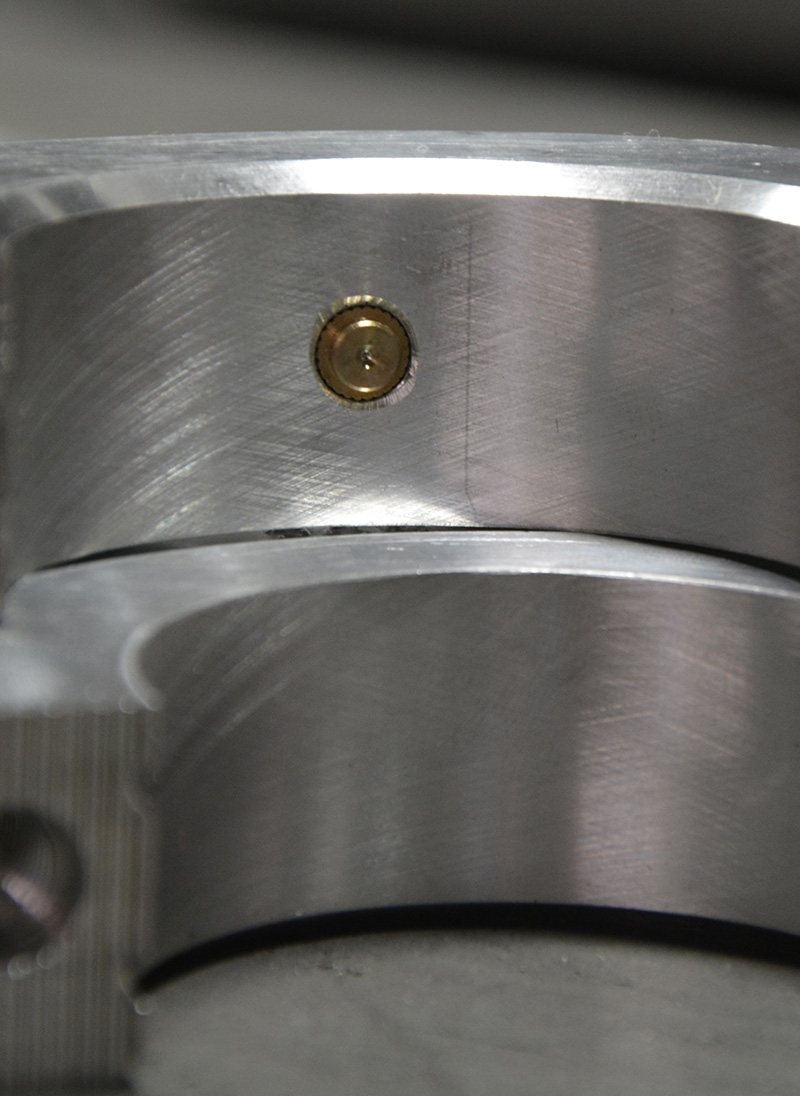 pinned lower rod bearing