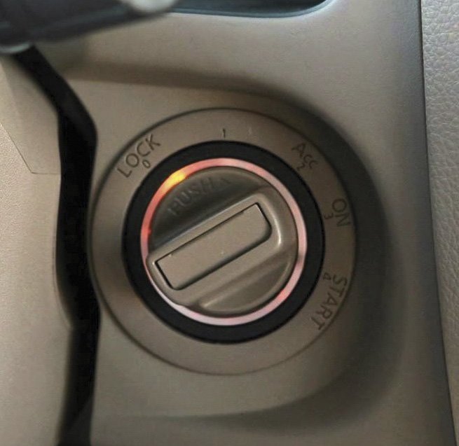 Non-push-button ignition.
