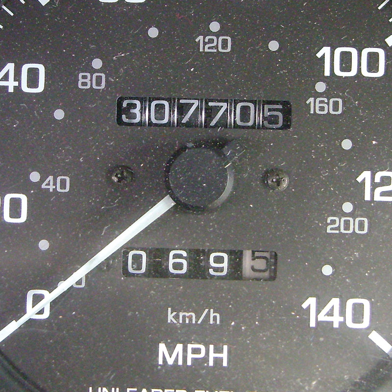 An impressive display and the car still drives smoothly, but the mileage is suffering.