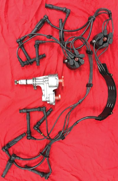 two-coils-wire-sets-and-double-ignition-distributor-for-six-cylinder-engine