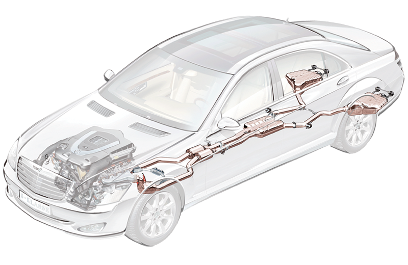 Mercedes-Benz Exhaust System Work - Automotive Tech Info
