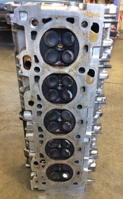 Cylinder head removed
