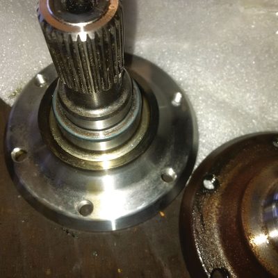 New flange with groove