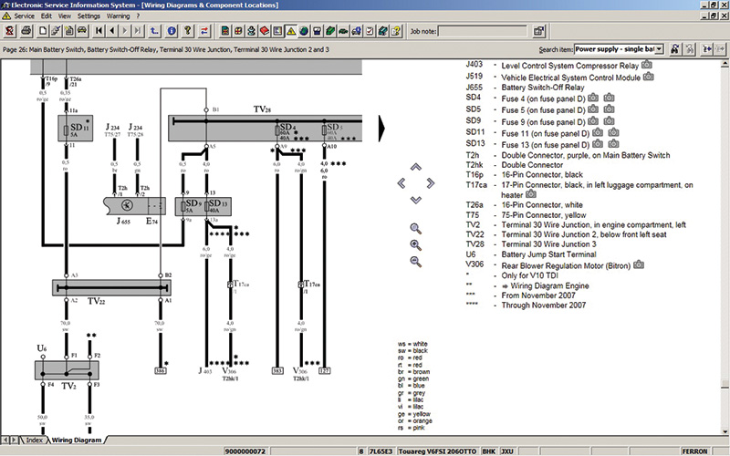 SD9 fuse schematic