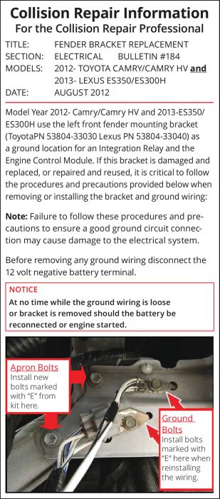 Collision Repair Bulletin