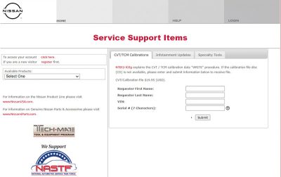 nissan-tech-info-service-support-items
