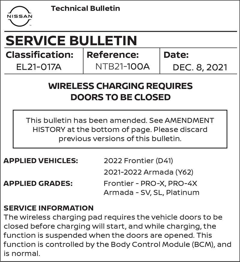 Wireless Charging Bulletin